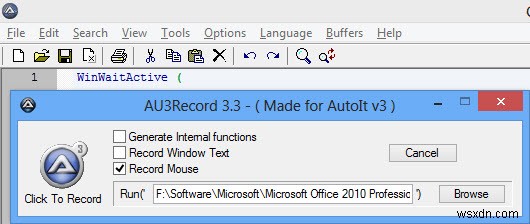 Create Automation Scripts For Windows With AutoIt