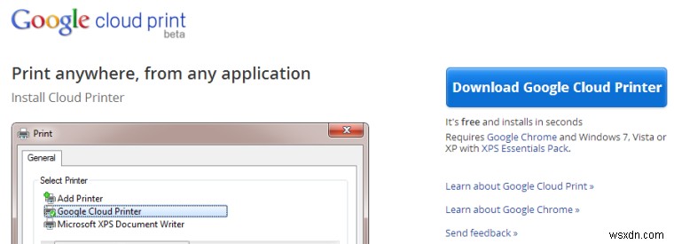 Print Files Remotely in Windows with Google Cloud Print
