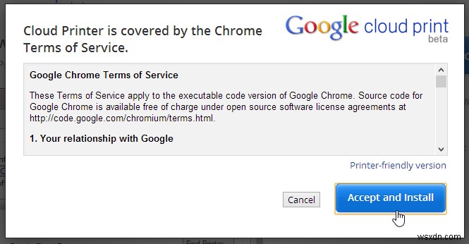 Print Files Remotely in Windows with Google Cloud Print