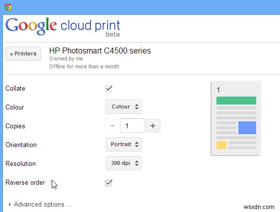 Print Files Remotely in Windows with Google Cloud Print