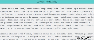 WriteMonkey, a Markdown-based “Zenware” Editor