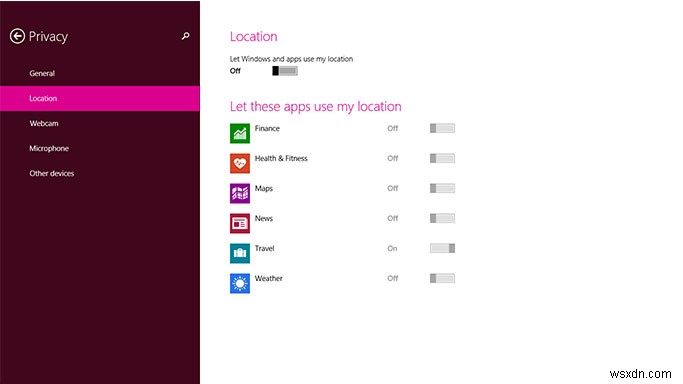 How to Stop Windows 8 Apps and IE Browser from Snooping Your Location