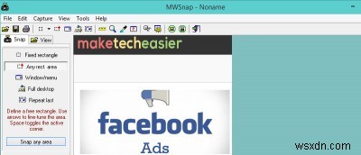 MWSnap – a Free Screen Capture Tool and Editor for Windows