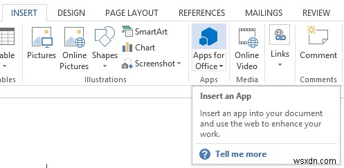 Adding Bing Features to Office 2013