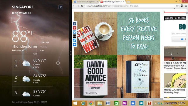 How to Run Desktop and Native Apps Simultaneously on Windows 8