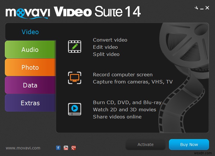 Movavi Suite – All-in-One Video Toolkit for Windows