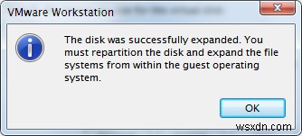 How to Increase Disk Space of a Virtual Machine in VMware