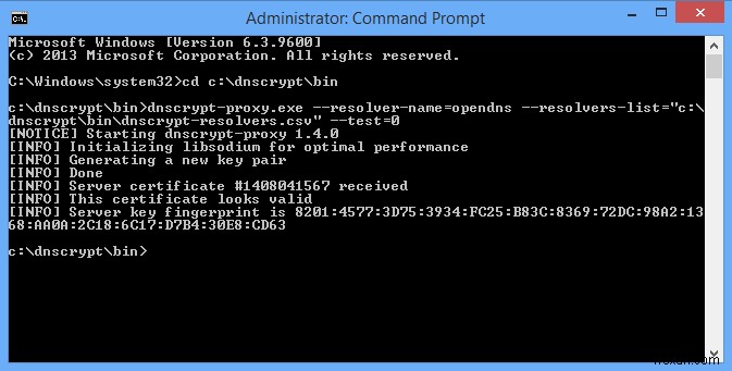 How to Encrypt DNS Traffic in Windows with DNSCrypt