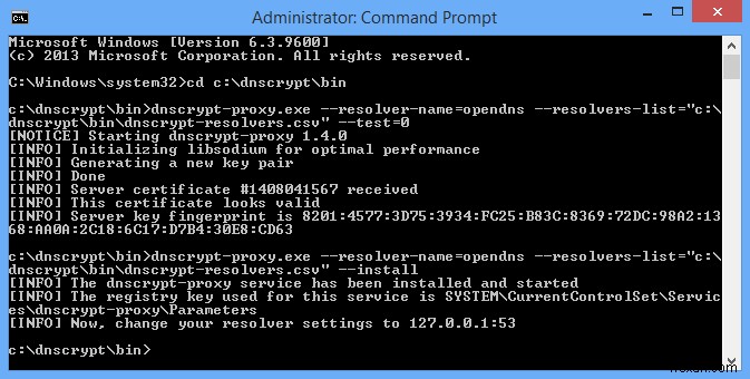 How to Encrypt DNS Traffic in Windows with DNSCrypt