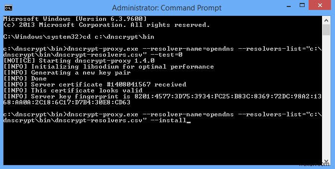 How to Encrypt DNS Traffic in Windows with DNSCrypt
