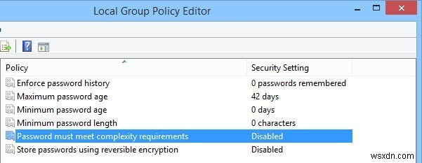 How to Enforce Password Rules on Users in Windows