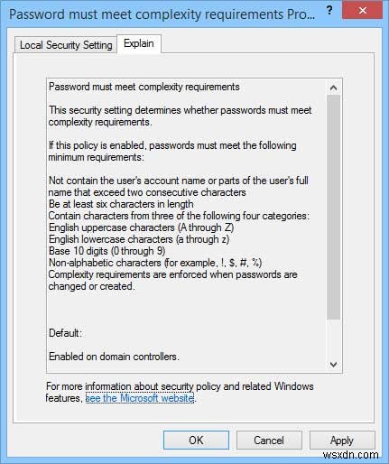 How to Enforce Password Rules on Users in Windows