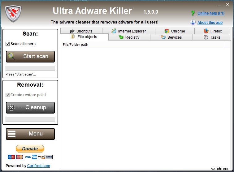 Ultra Adware Killer – A Simple Utility to Clean Installed Adware