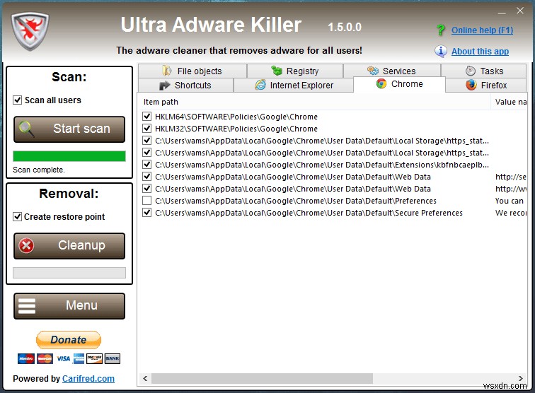 Ultra Adware Killer – A Simple Utility to Clean Installed Adware