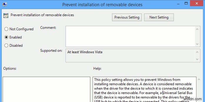 How to Prevent Users From Installing Removable Devices in Windows