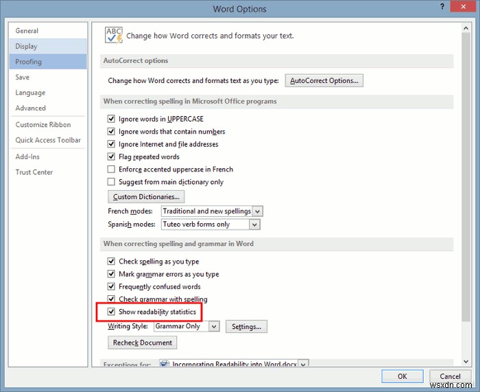 How to Get Microsoft Word to Check Your Document’s Readability