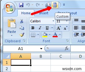 Add Windows Calculator to Excel Quick Access Toolbar