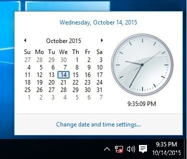 How to Bring Back Old Clock in Windows 10