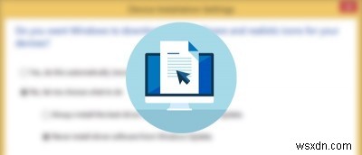 How to Disable Driver Updates Through Windows Update