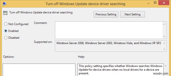 How to Disable Driver Updates Through Windows Update