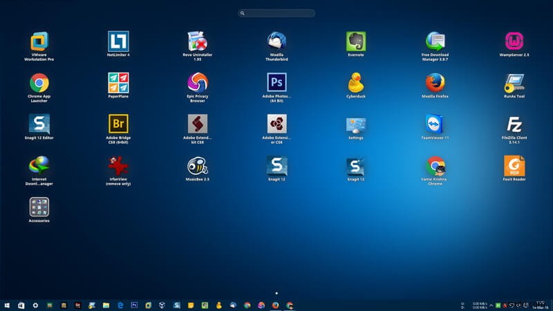 PaperPlane: An iPad-like Launcher For Windows