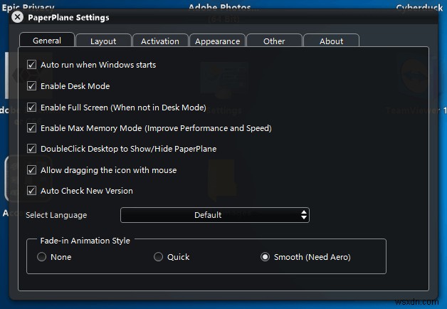 PaperPlane: An iPad-like Launcher For Windows