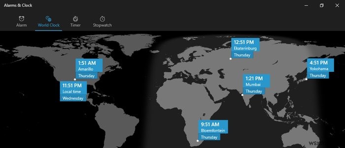 Add Multiple Clocks in Windows 10 for Different Time Zones