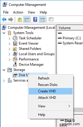 How to Create VHD (Virtual Hard Disk) in Windows