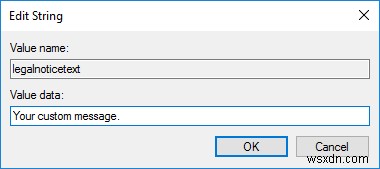 How to Show Custom Message on the Windows 10 Login Screen