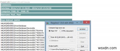 How to Monitor Changes in Windows Registry with RegShot