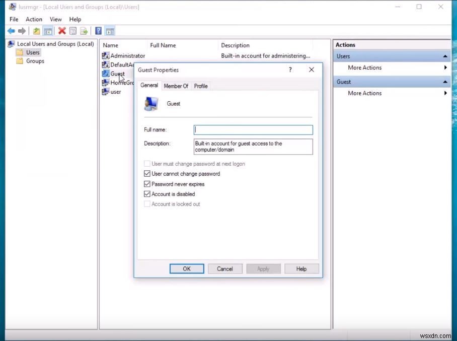How to Create a Guest Account in Windows 10