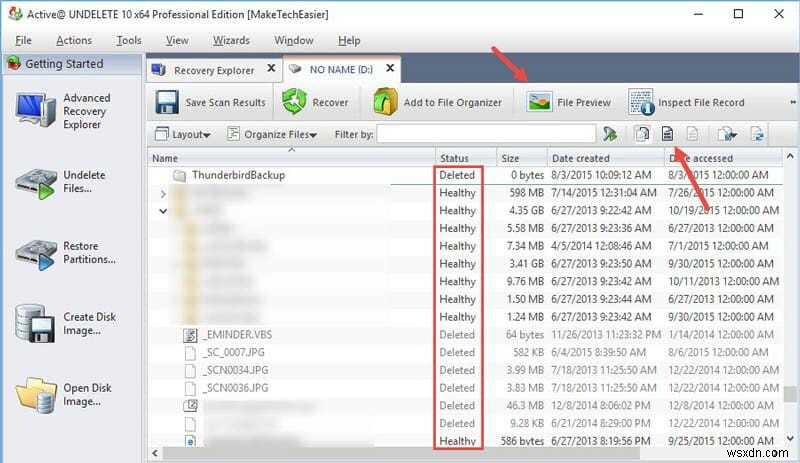 Quickly Recover Deleted Files, Folders and Partitions with Active Undelete