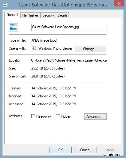 How to See File Checksum in Windows