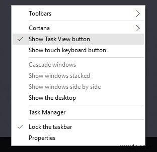 How to Remove Cortana Search Bar and Task View Icon from Windows 10 Taskbar