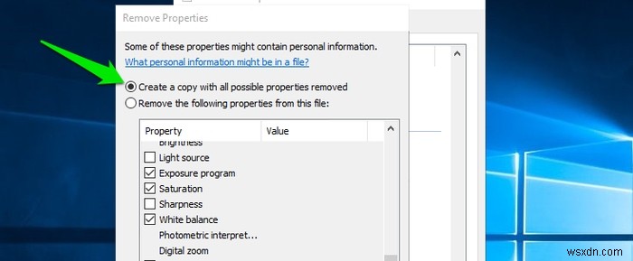 Remove Metadata from Photos in Windows 10