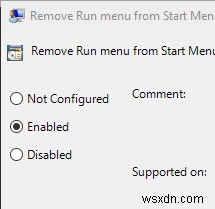 How to Disable Run Dialog Box in Windows