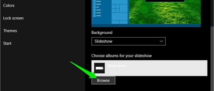 Setup Slideshow Wallpaper with Shuffle Mode on Windows 10