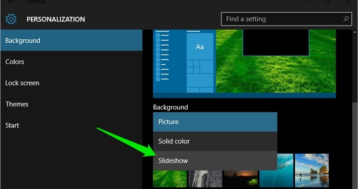 Setup Slideshow Wallpaper with Shuffle Mode on Windows 10