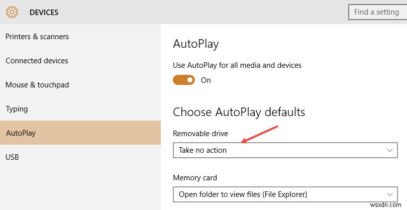 Set Up AutoPlay Defaults in Windows 10