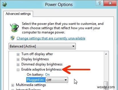 How to Enable/Disable Adaptive Brightness in Windows 10