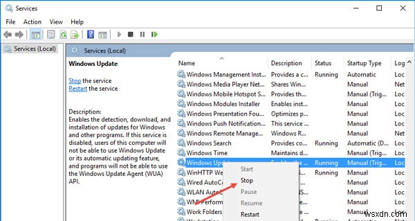 Delete Windows 10 Update Cache to Reclaim Space