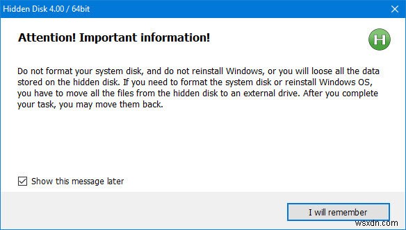 Using a Hidden Disk to Create a Password-Protected Drive in Windows