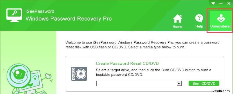 Reset Windows Logon Password with iSeePassword Windows Password Recovery Tool