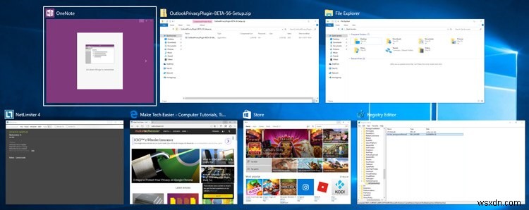 How to Change Alt-Tab Transparency in Windows 10