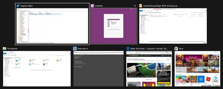 How to Change Alt-Tab Transparency in Windows 10