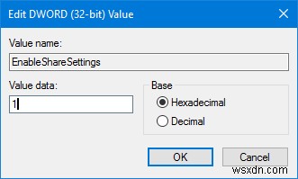 How to Enable “Share Settings” Option in the Windows 10 Settings App