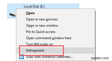 How to Defragment Your Hard Drives from The Context Menu in Windows
