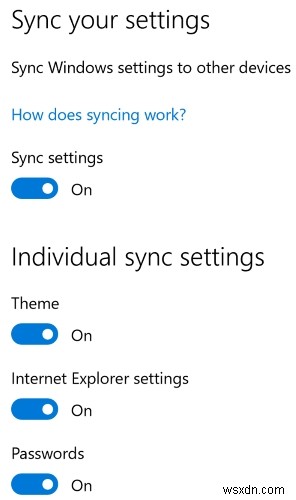 Control What Data Windows 10 Syncs on Your Devices