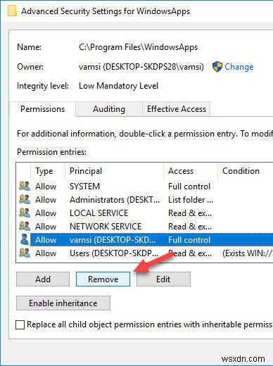 How to Restore the Ownership to TrustedInstaller for System Files in Windows 10