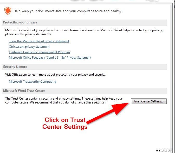 How to Disable Protected View in Microsoft Word